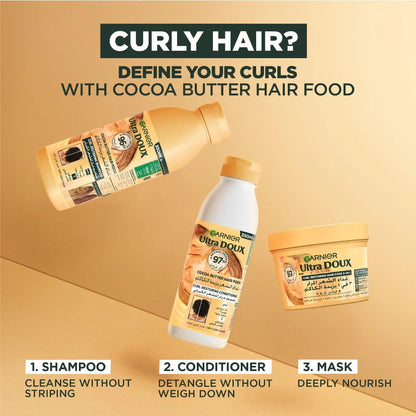 Garnier Ultra Doux Cocoa Butter Vegan Hair Shampoo for curly hair - Belle à Merveille