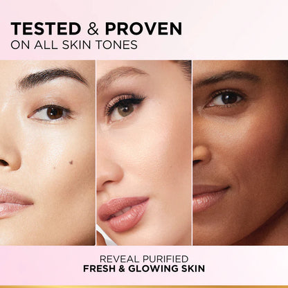 L’Oréal Paris, Glycolic-Bright Glowing Peeling Toner, with 5% Glycolic Acid, for Brightening, Dark Spots Reduction and Skin Tone Evening, 128ml