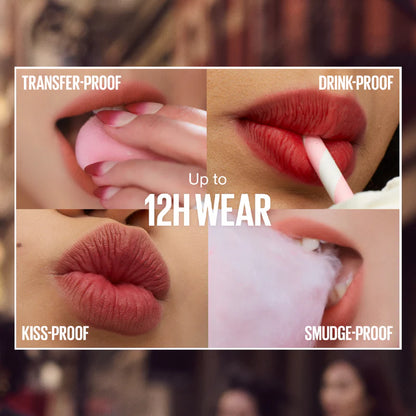 Maybelline Super Stay Teddy Tint Soft Blurred Matte Lip Tint | 12h Longwear, Transfer proof - Belle à Merveille