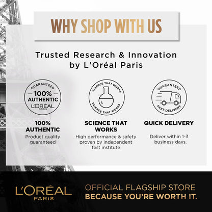 L’Oréal Paris, Hyaluron Expert Replumping Face Serum, with 1.5% Hyaluronic Acid, for Fine Lines Reduction, Hydration and Youthful Looking Skin , 30ml