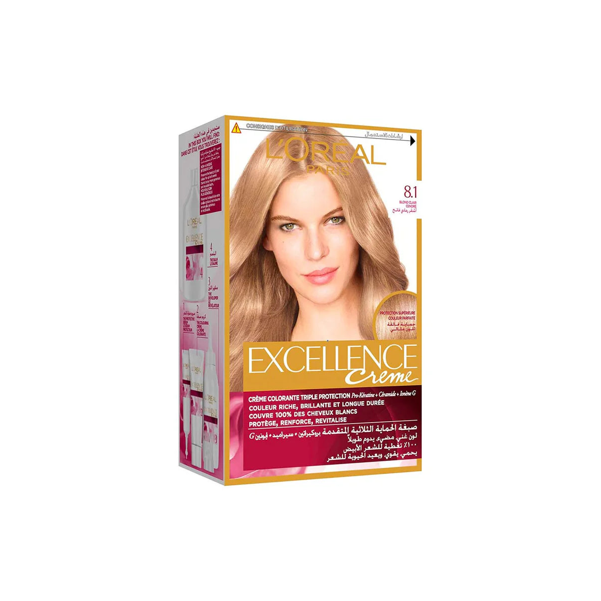 L’Oréal Paris - Excellence Creme Triple Care and Protection - Permanent Hair Color -192ml - Belle à Merveille