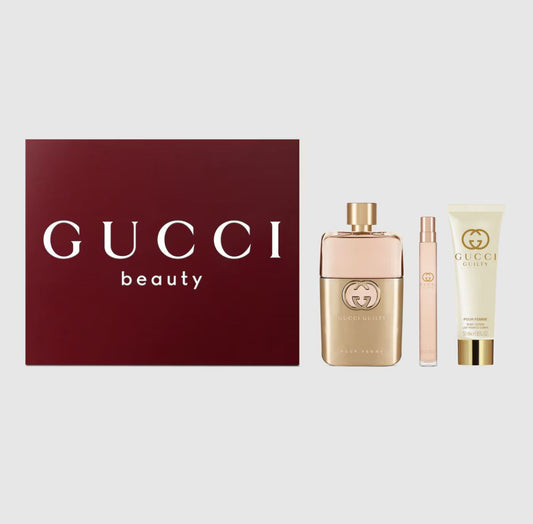 Gucci – Guilty Eau de Parfum Set for Women 90 ml + 10 ml + 50 ml Body Lotion