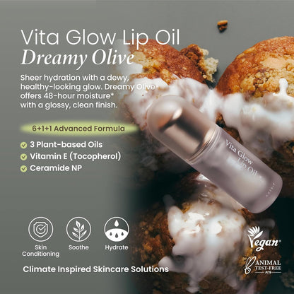 Vita Glow Lip Oil - Dreamy Olive 4.5g