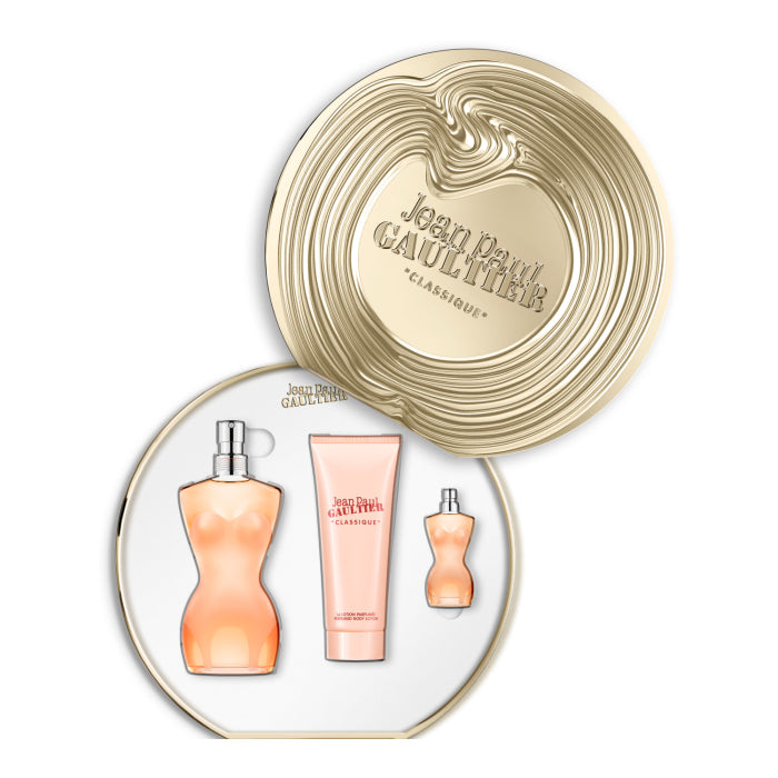 Jean Paul Gaultier – Classique Femme Coffret Eau de Toilette 100 ml + 6 ml + Body Lotion 75 ml