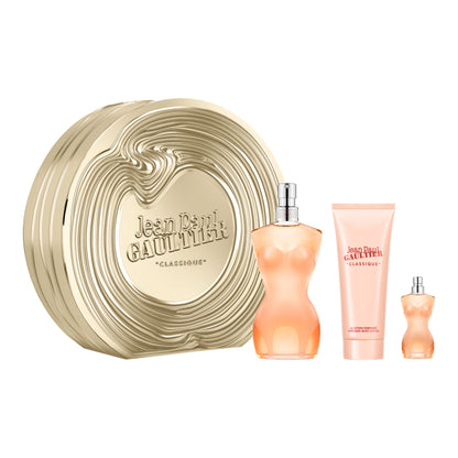 Jean Paul Gaultier – Classique Femme Coffret Eau de Toilette 100 ml + 6 ml + Body Lotion 75 ml