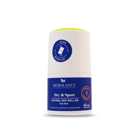 Dry and Sport Natural Deo Roll On Men