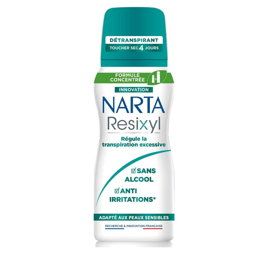 Narta - Resixyl - Spray Deodorant for Sensitive Skin & Excessive Sweating - 48H Anti-Perspirant Protection - For Women - 100ml - Belle à Merveille