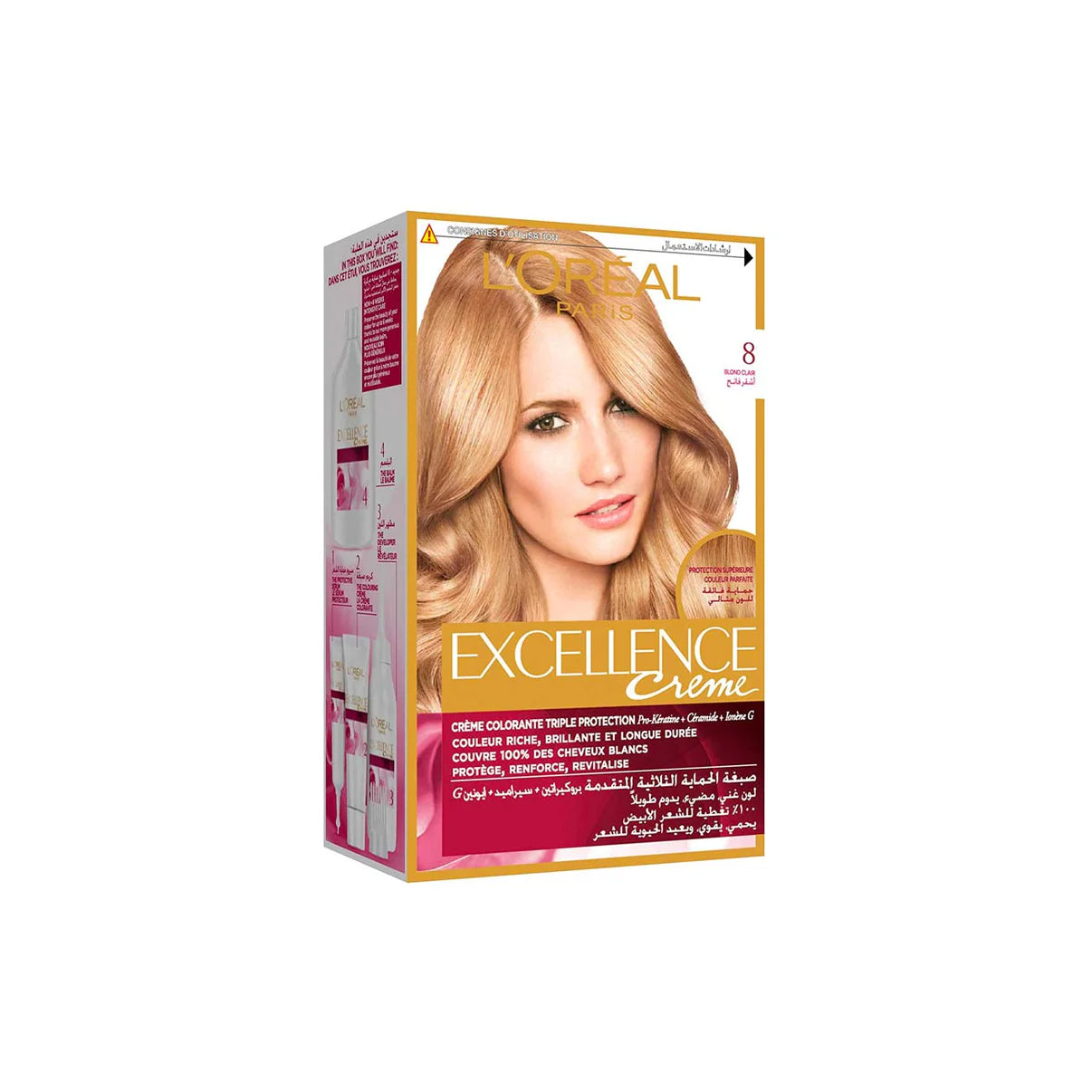L’Oréal Paris - Excellence Creme Triple Care and Protection - Permanent Hair Color -192ml - Belle à Merveille