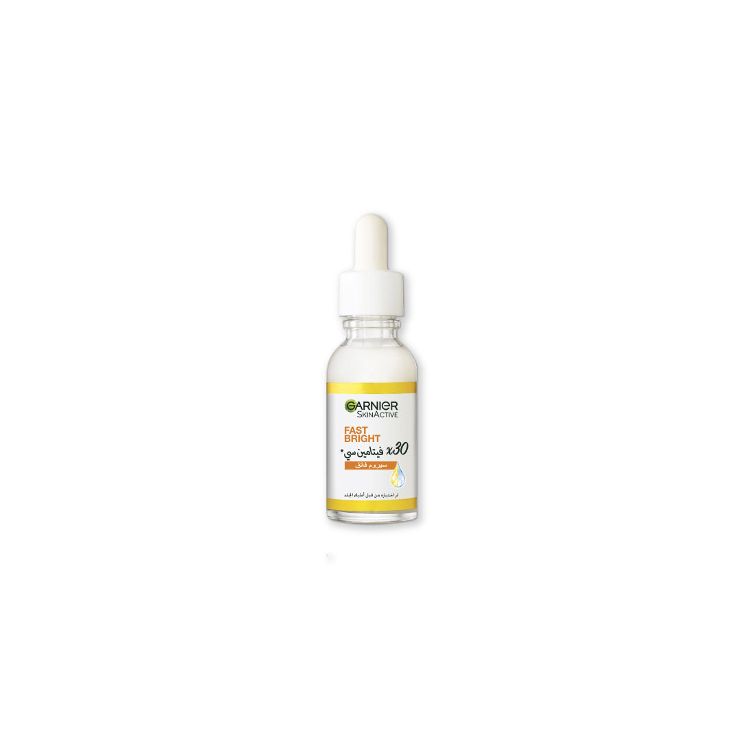 Garnier Fast Bright Vitamin C + Niacinamide 30x Brightening Booster Serum 30ml