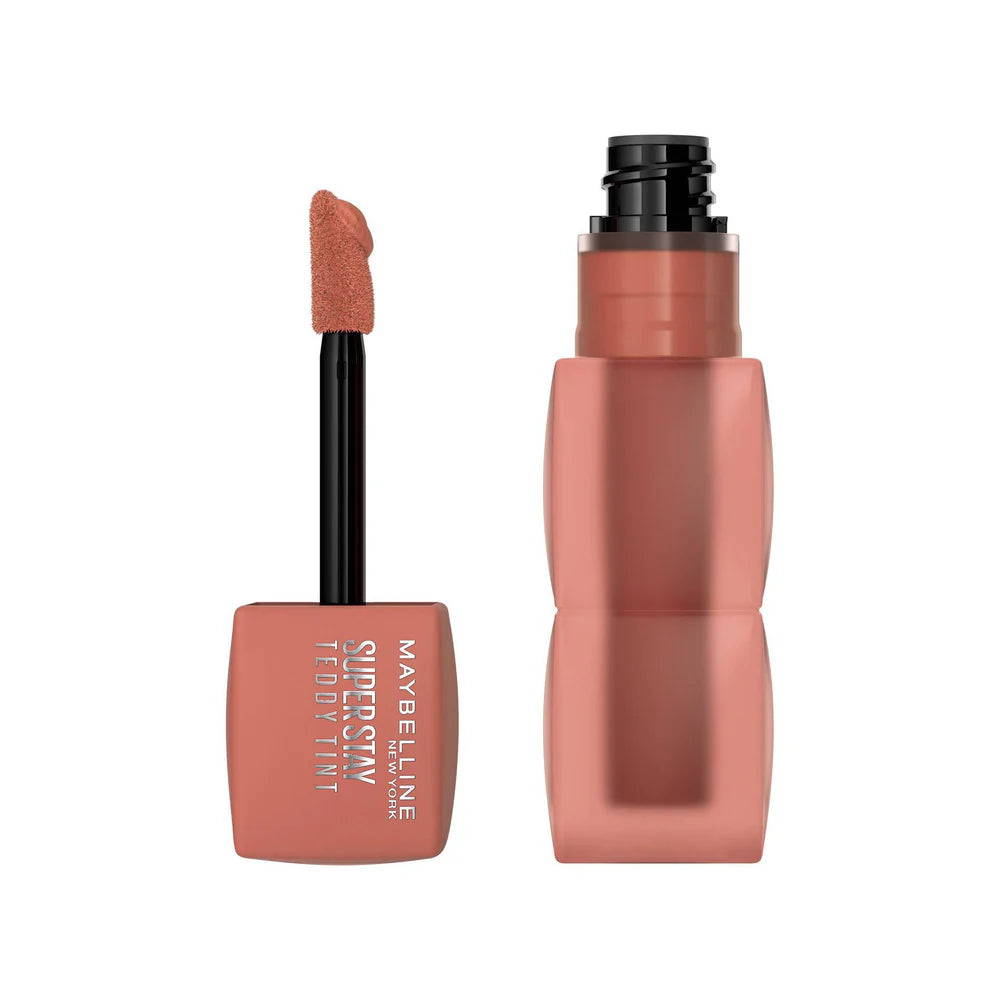 Maybelline Super Stay Teddy Tint Soft Blurred Matte Lip Tint | 12h Longwear, Transfer proof - Belle à Merveille