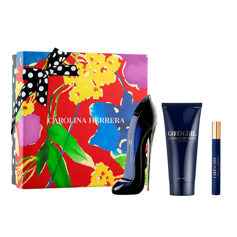Carolina Herrera – Good Girl Eau de Parfum Set for Women 80 ml + 10 ml + 100 ml Body Lotion