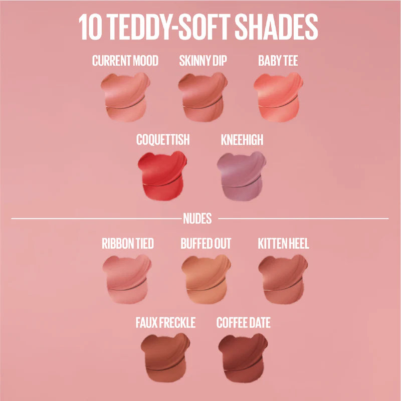 Maybelline Super Stay Teddy Tint Soft Blurred Matte Lip Tint | 12h Longwear, Transfer proof - Belle à Merveille