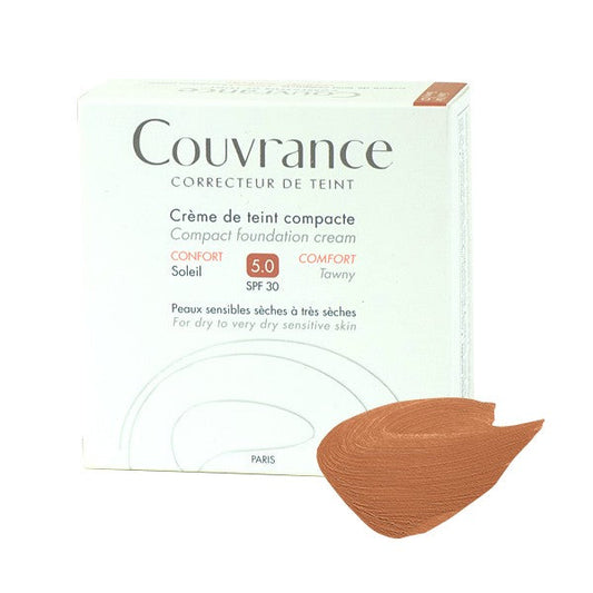 Couvrance Compact Foundation Cream Comfort Tawny SPF 30 5.0 For Dry To Very Dry Sensitive Skin