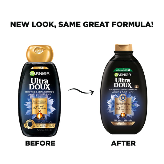 Ultra Doux Charcoal Shampoo 400 ml