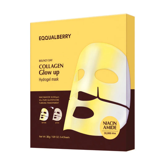 Collagen Glow Up Hydrogel Mask - Pack Of 4 Masks