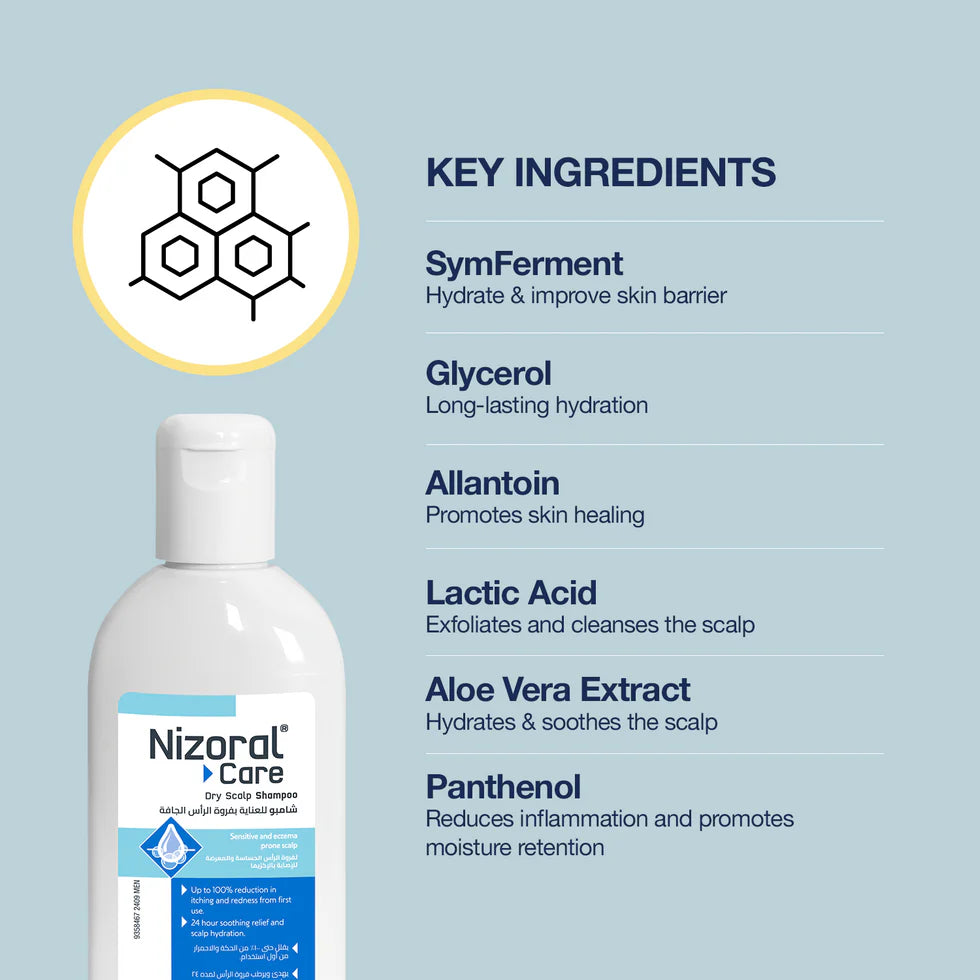 NIZORAL CARE DRY SCALP SHAMPOO 200ML - Belle à Merveille