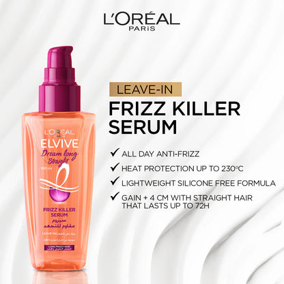 L'Oreal Paris Elvive Dream Long Straight Frizz Killer Serum - Black Cumin Oil & Micro Keratin