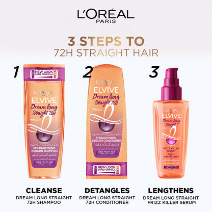 L'Oreal Paris Elvive Dream Long Straight Frizz Killer Serum - Black Cumin Oil & Micro Keratin