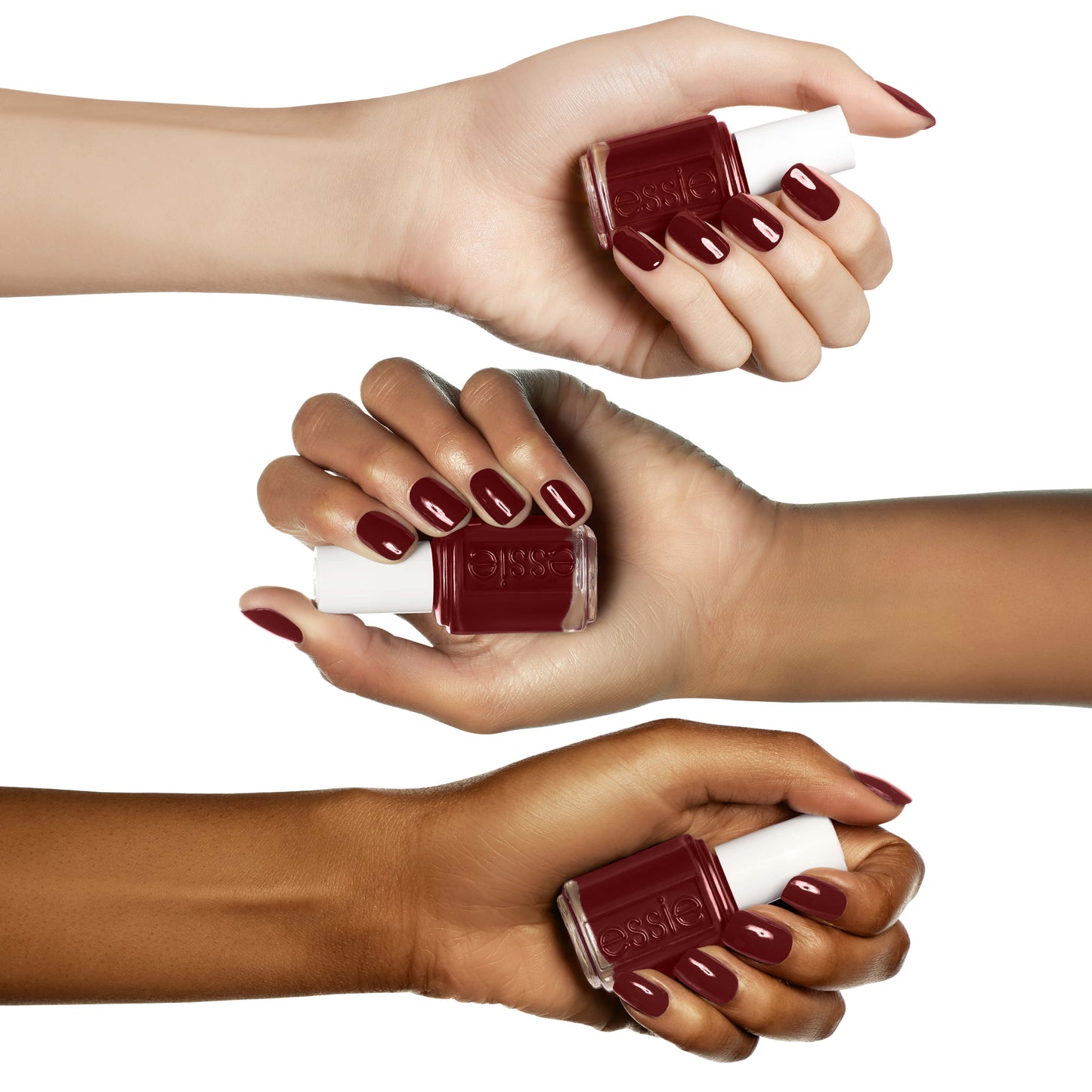 Essie Berry Naughty, Salon-Quality Nail Polish, Vegan formula for flawless coverage, easy-glide brush