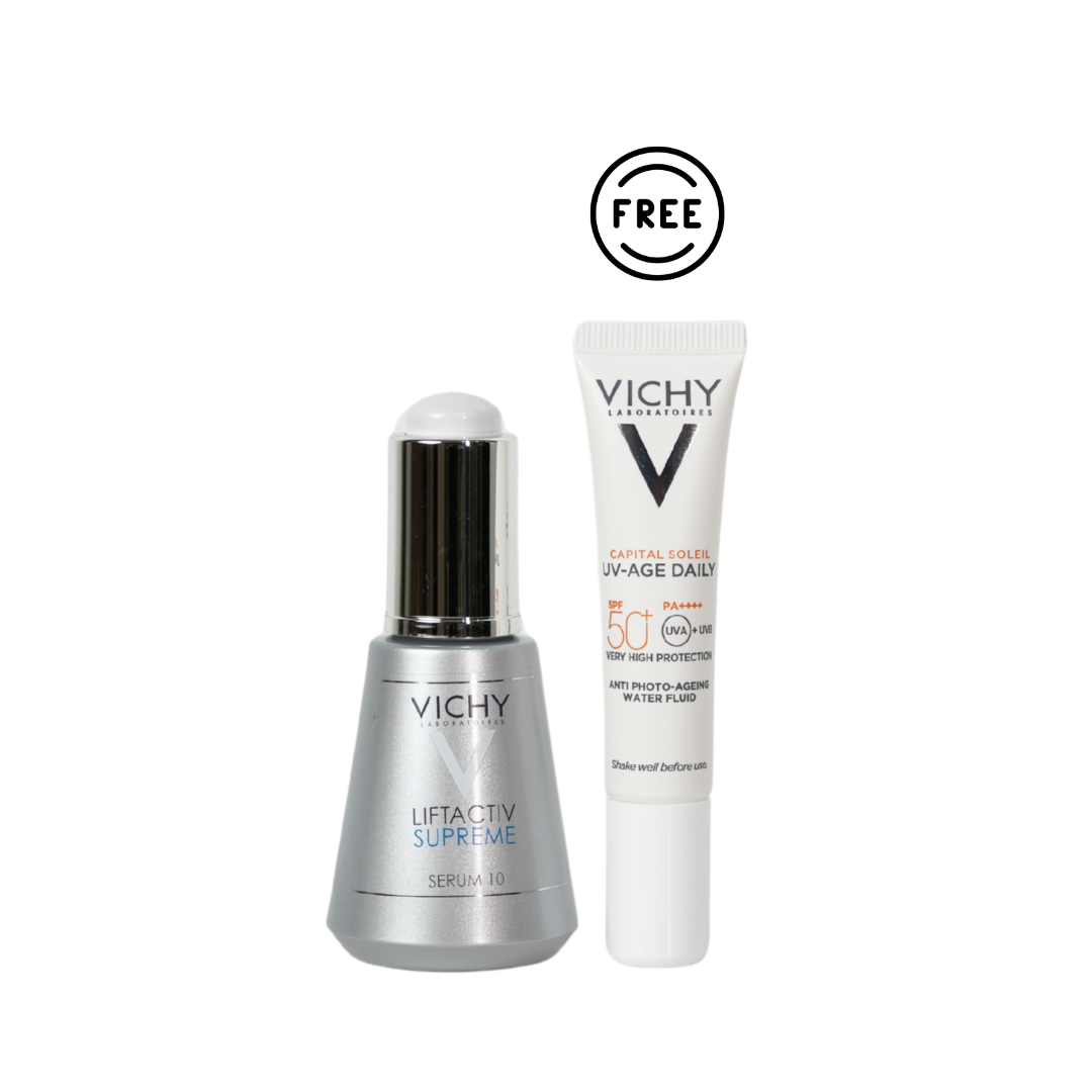 Liftactiv Supreme Serum 10 + Free Capital Soleil UV Age Daily Sunscreen 15 ml
