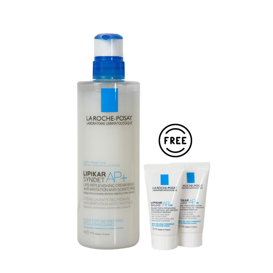 Lipikar Syndet AP+400ml+ 2 Free Lipikar Baume AP+15 ml - Belle à Merveille