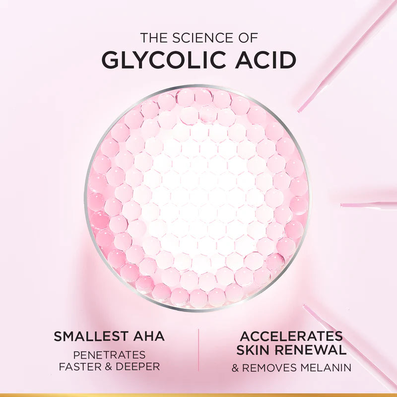 L’Oréal Paris, Glycolic-Bright Glowing Night Cream, for Dark Spots Reduction, Glow Boosting, and Skin Tone Evenness, 50ml
