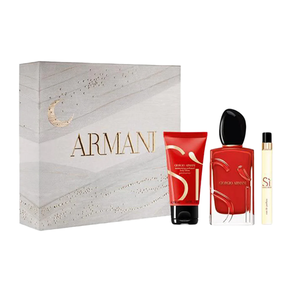 Giorgio Armani – Sì Passione Eau de Parfum Set 100 ml + 10 ml + 50 ml Body Lotion
