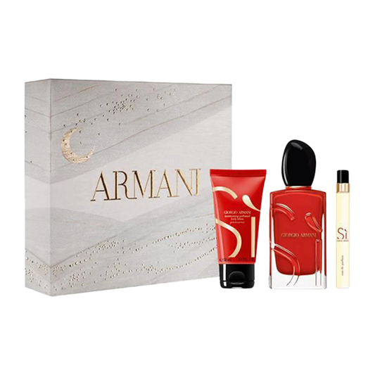 Giorgio Armani – Sì Passione Eau de Parfum Set 100 ml + 10 ml + 50 ml Body Lotion