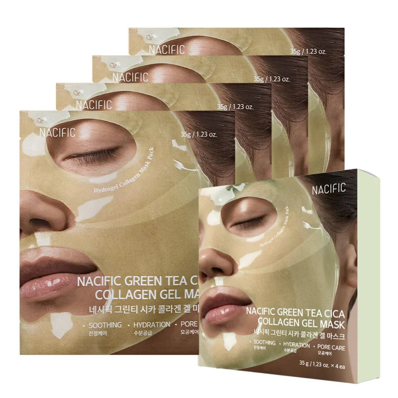 Green Tea Cica Collagen Gel Mask Sheet