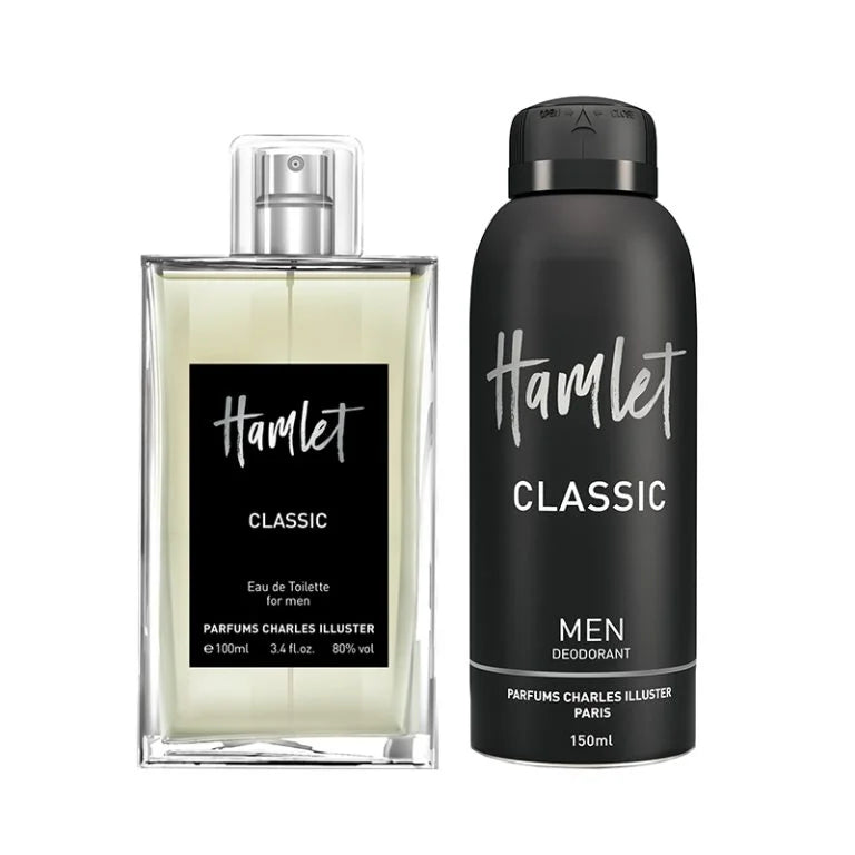 Hamlet – Classic Eau de Toilette Set for Men 100 ml + 150 ml Deodorant Spray