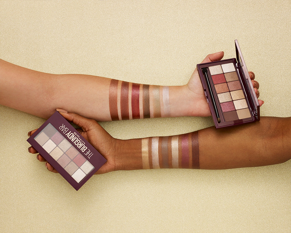 Maybelline New York The Burgundy Bar Eyeshadow Palette- Features 12 Expertly Curated Shades