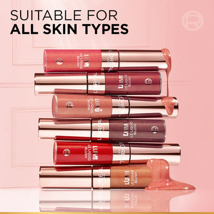 L’Oréal Paris Lumi Le Liquid Blush with a Glowy Radiant Natural Blush Finish, Weightless and Buildable
