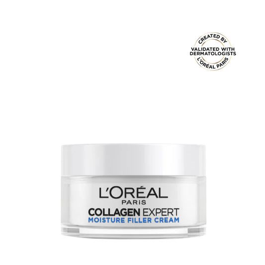 L’Oréal Paris, Collagen Expert Moisture-Filling Cream, With Glycerin & Collagen Peptide Fractions, for Firmness Boosting and Improved Elasticity, 50ml