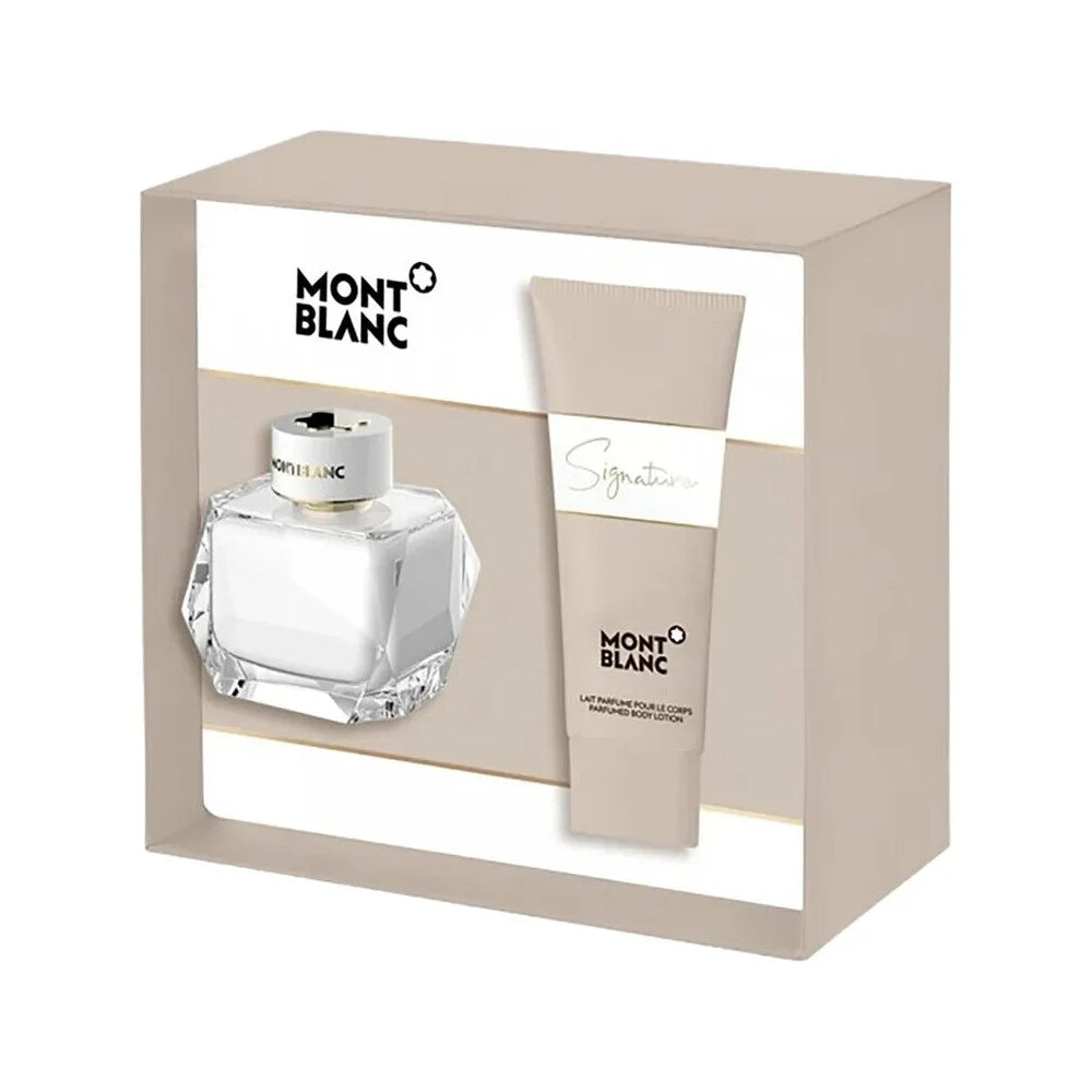 Montblanc – Signature Femme Coffret Eau de Parfum 90 ml + 7.5 ml + Body Lotion 100 ml