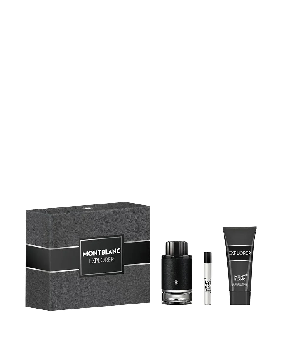 Montblanc – Explorer Homme Coffret Eau de Parfum 100 ml + 7.5 ml + Shower Gel 100 ml