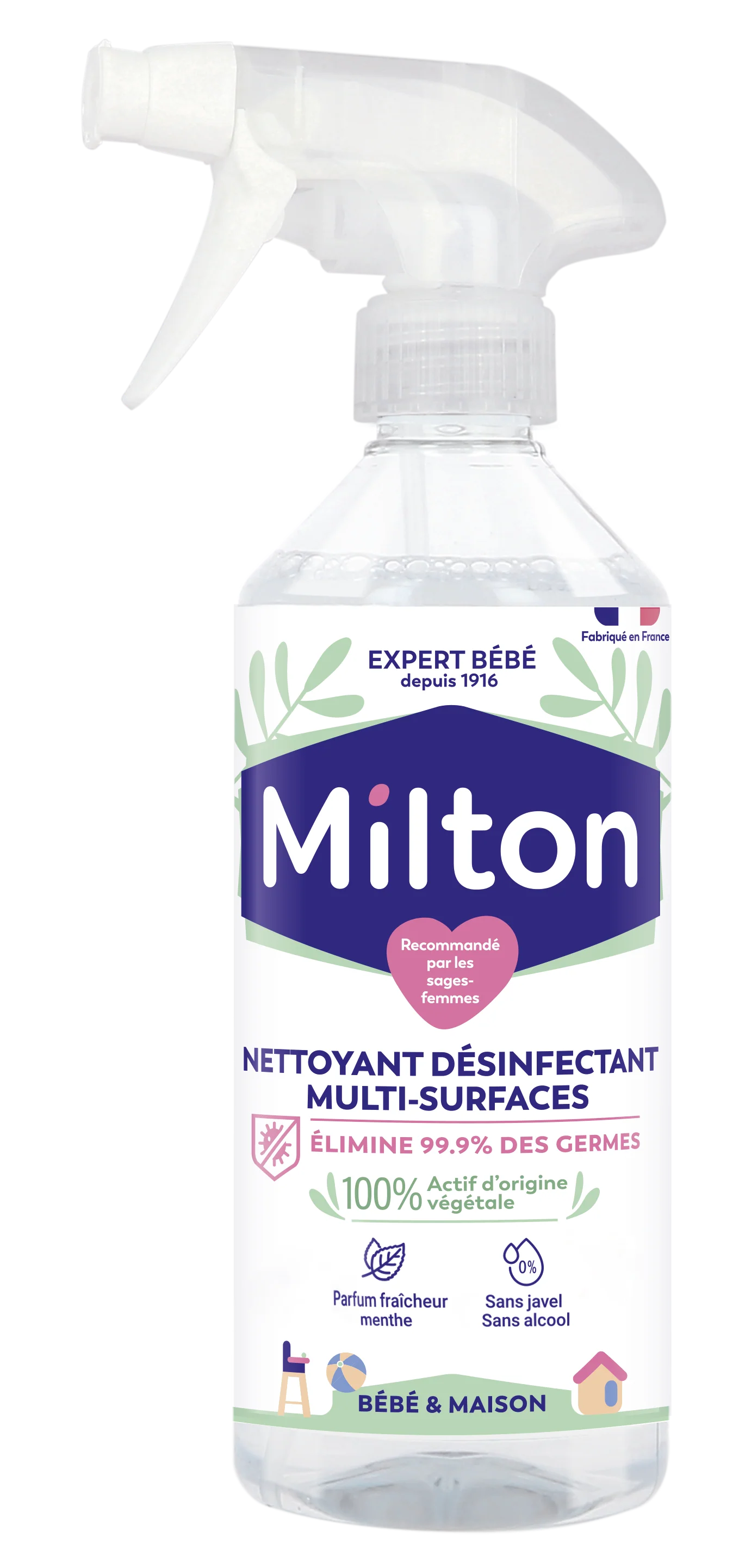 Milton NW Antibact Surface Spray500 MLx6