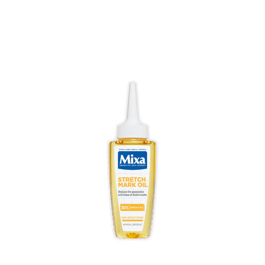 Mixa Anti Stretch Mark Oil - For Skin with Stretch Marks - With 30% Omega 6 & 9 - 100 ml
