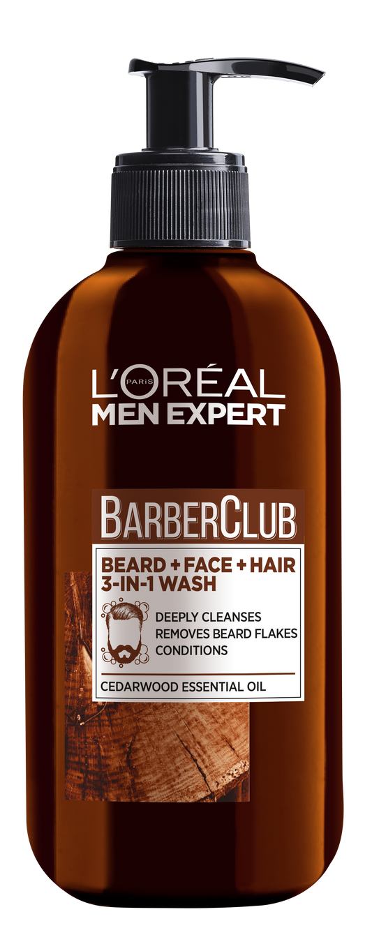 L'oreal Paris Men Expert- Barber Club- 3 in 1 Wash