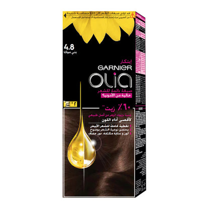 Garnier-Olia-Ammonia-Free-Permanent-Hair-Coloration-at-Home-with-Natural-Origin-Flower-Oils - Belle à Merveille
