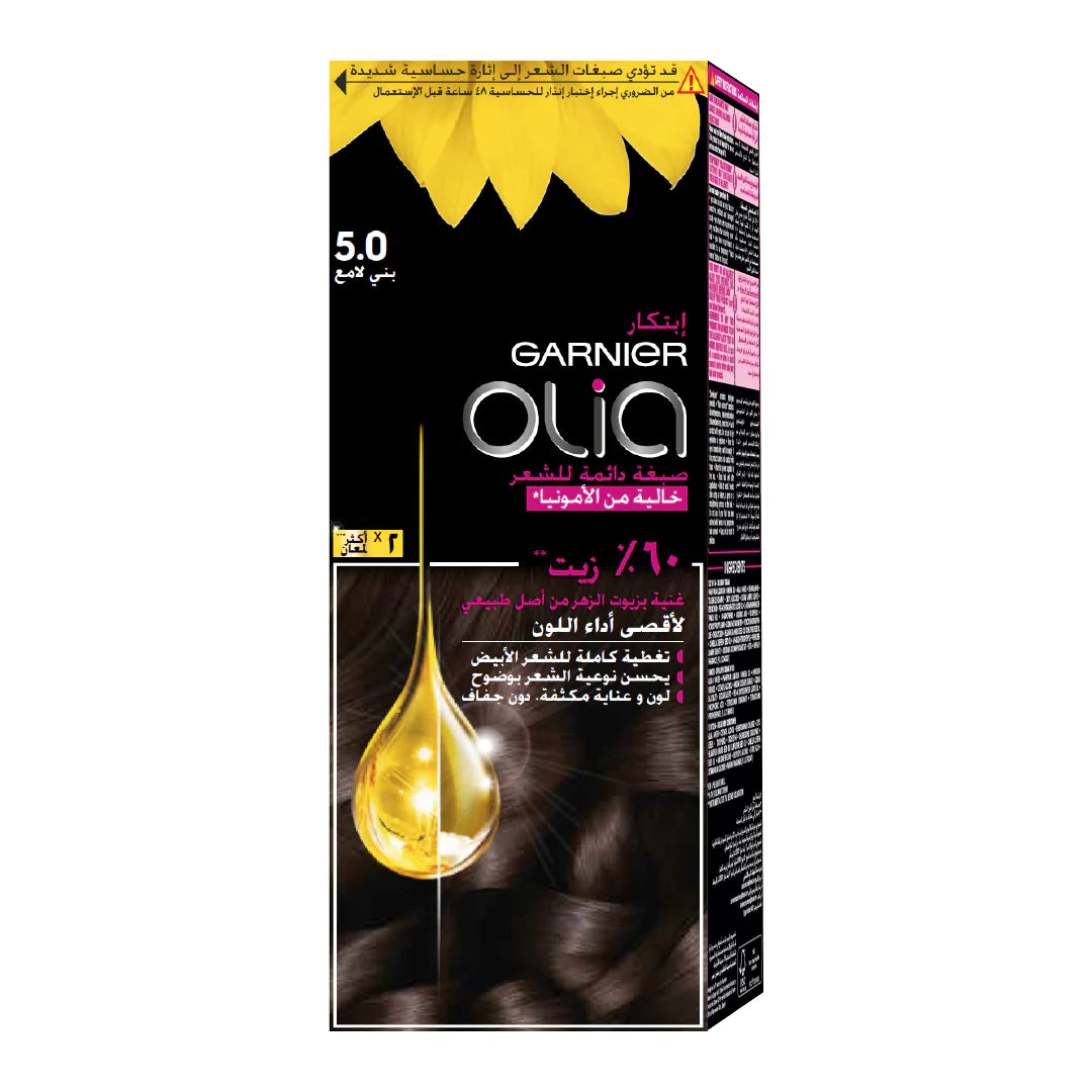 Garnier-Olia-Ammonia-Free-Permanent-Hair-Coloration-at-Home-with-Natural-Origin-Flower-Oils - Belle à Merveille