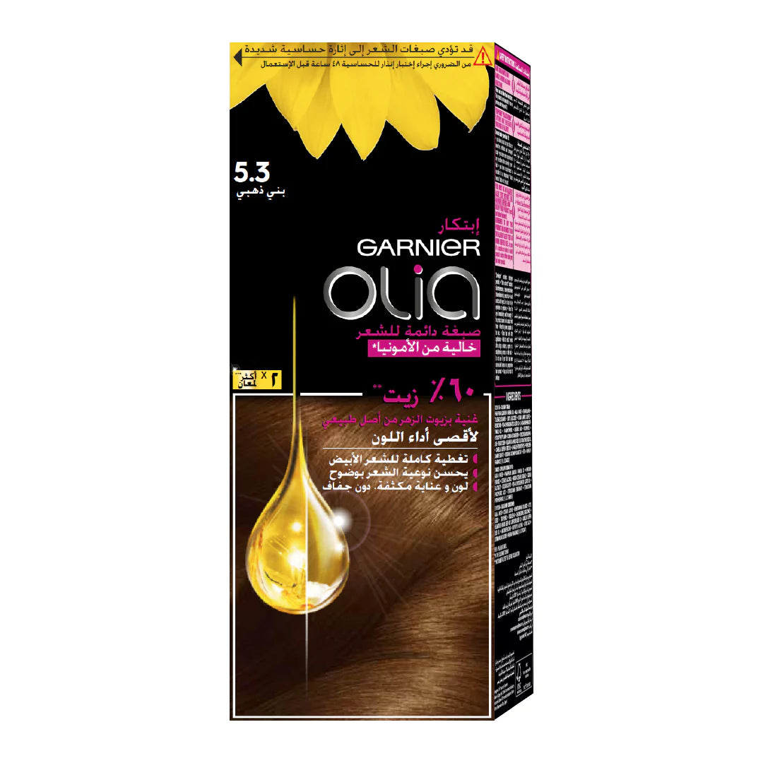 Garnier-Olia-Ammonia-Free-Permanent-Hair-Coloration-at-Home-with-Natural-Origin-Flower-Oils - Belle à Merveille
