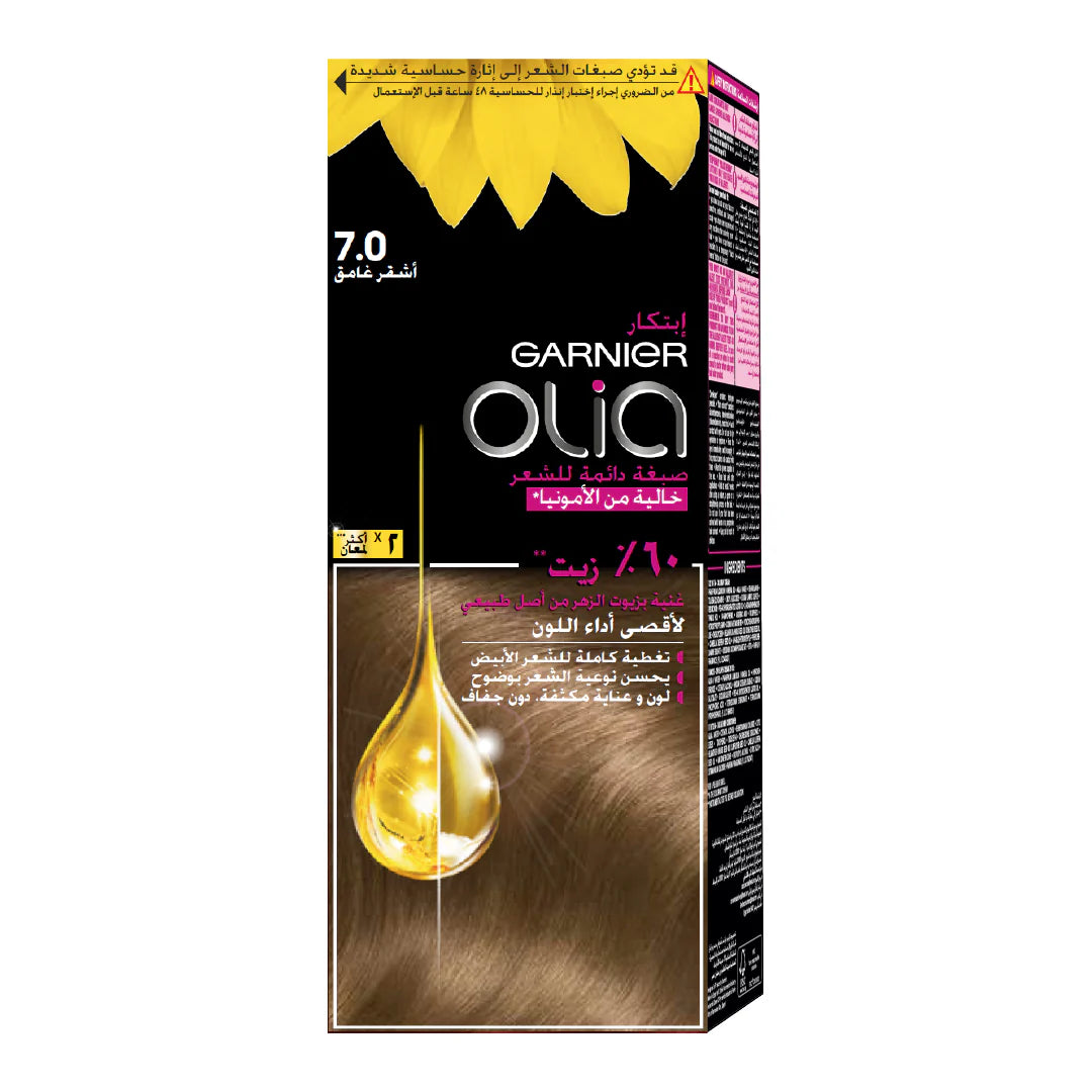 Garnier-Olia-Ammonia-Free-Permanent-Hair-Coloration-at-Home-with-Natural-Origin-Flower-Oils - Belle à Merveille