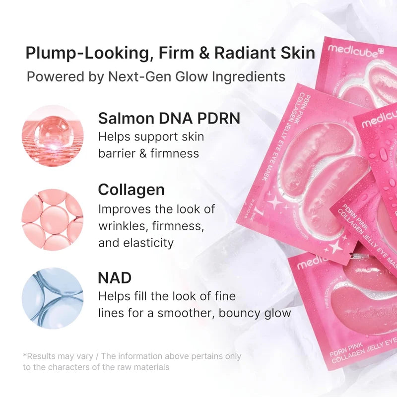 PDRN PINK COLLAGEN JELLY EYE MASK