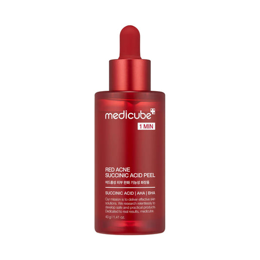 Red Acne Succinic Acid Peel