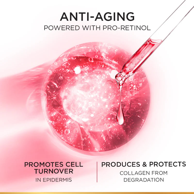 L’Oréal Paris, Revitalift Hydrating and Moisturizing Night Cream, for Wrinkles Reduction and Skin Elasticity Improvement, Formulated with Pro-Retinol, 50ml