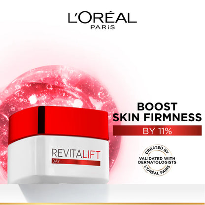 L’Oréal Paris, Revitalift Hydrating and Moisturizing Day Cream, for Wrinkles Reduction and Skin Elasticity Improvement, Formulated with Pro-Retinol, 50ml