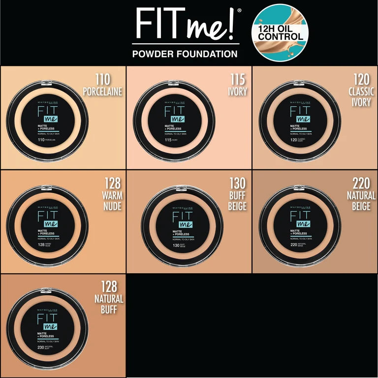Maybelline New York Fit Me Matte & Poreless Powder - Belle à Merveille