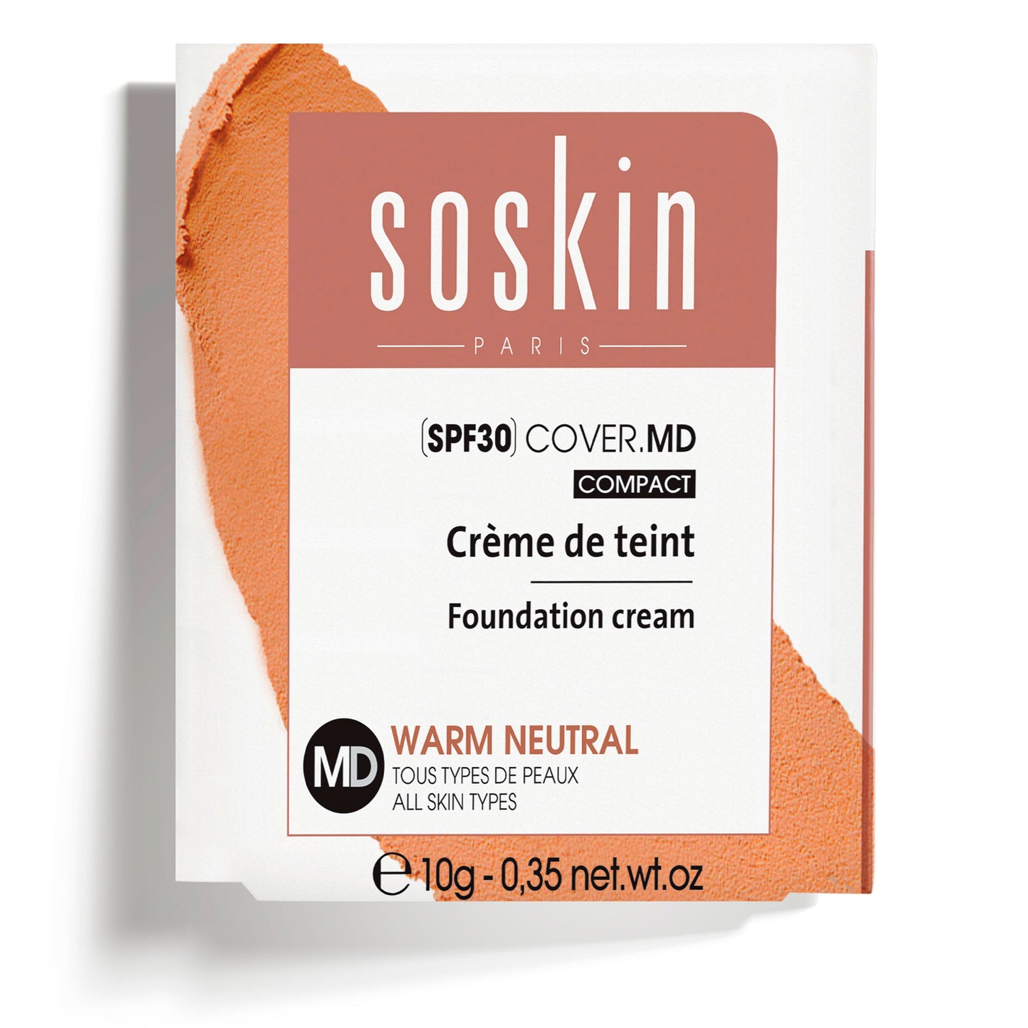 Compact Foundation Cream SPF 30 Warm Neutral Color