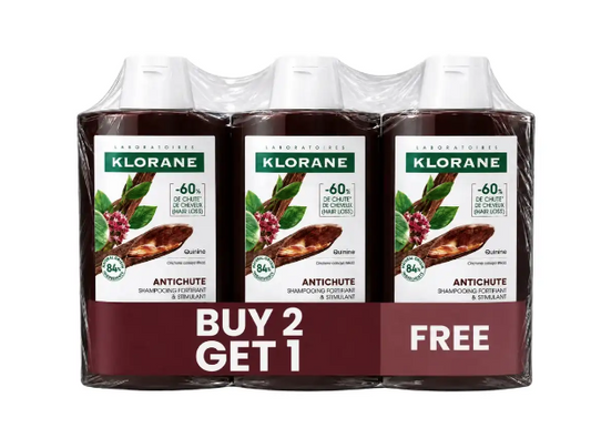 Quinine Shampoo 400ml Buy 2 Get 1 Free
