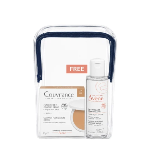 Couvrance Compact Foundation Cream 1.2 Free Micellar Water 100 mL